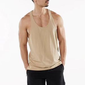 Camiseta sin mangas personalizada al por mayor para hombre, fabricante OEM, proveedor de marca privada, producción a granel, chaleco de gimnasio, 100% algodón peinado GSM - Product Image 1