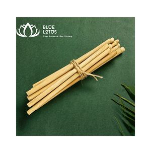 Paja de Bambú Ecológica BLUE LOTUS FARM, MUY VENDIDA |   100% Natural, Reutilizable, Desechable, Libre de BPA y PFAS, para Uso en Fiestas - Product Image 1