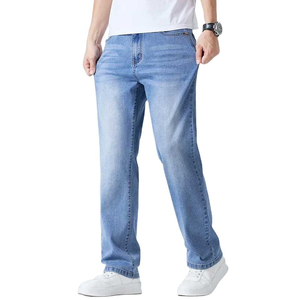 Jean en denim respirant pour homme, style urbain, été-automne, déchiré, 100 % coton, vente en gros - Product Image 2