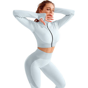 Ensemble de pantalons de yoga pour femmes, tenue de sport pour la salle de sport, leggings de sport taille haute, vêtements de sport haut de gamme pour femmes - Product Image 1