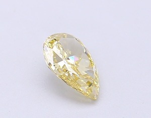 Excellente Pierre Précieuse Diamant Polonais 0,57 Carat Jaune Vif Fantaisie Taille Poire Pureté VS1 Cultivée en Laboratoire Pierre Brute Brillante Bijoux Fins - Product Image 4