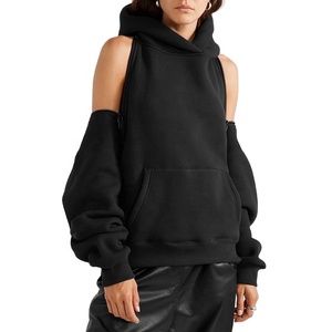 Sweat-shirt à épaules dénudées pour femme, coupe ajustée, pull élégant à manches longues, haut décontracté léger pour un usage quotidien - Product Image 1