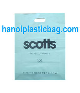 Bolsa de compras personalizada de marca al por menor Logotipo personalizado Impreso Boutique Ropa Embalaje Bolsas de plástico con asa troquelada - Product Image 6