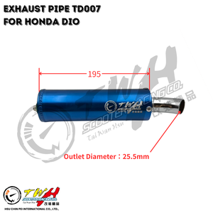 Pot d'échappement de moto TWH DIO TD007 Racing Over the Tire pour Honda - Product Image 5