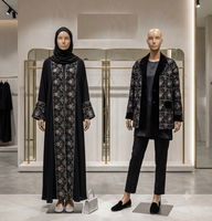 Tissu brodé floral en velours 9000 pour vêtements féminins comme abaya, lahenga, veste longue, koti, veste courte