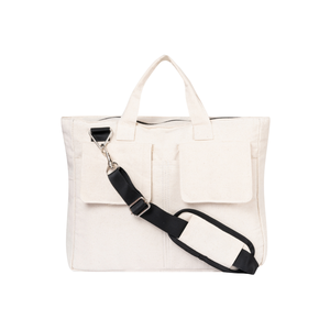 <b>Multi</b> Functional Canvas Laptop <b>Bag</b> with <b>Compartments</b> for Office Travel Business and Wholesale Supply - Product Image 1