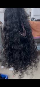 Peluca de Cabello Humano Virgen 100% con Frente de Encaje, Color Natural, Encaje Transparente HD, Peluca Completa sin Pegamento para Mujeres Negras - Product Image 3