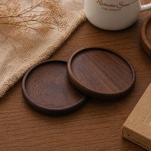 Home Durable Wood <b>Coasters</b> Square Resistant Drink Mat Round <b>Heat</b> Resistant Drink Mat Coffee Cup Table Non slip Coffee <b>coaster</b> - Product Image 3