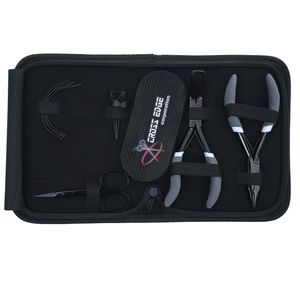 Hair Extension Tools Kit Stainless Steel Micro <b>Beads</b> Remover Plier Crimping Plier Velcro Parting Finger <b>Needle</b> Scissor Set - Product Image 1