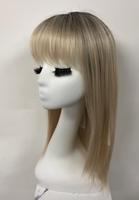 Perruques synthétiques courtes ondulées en gros, coupe pixie bouclée, en fibre Futura Kanekalon résistante à la chaleur, avec monofilament et dentelle HD