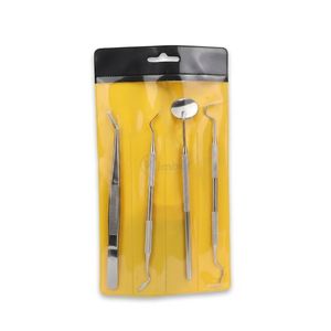 Kit de Instrumentos para Examen Dental, Espejo de Acero Inoxidable, Sonda Exploradora, Juego de Herramientas de Diagnóstico Oral - Product Image 1