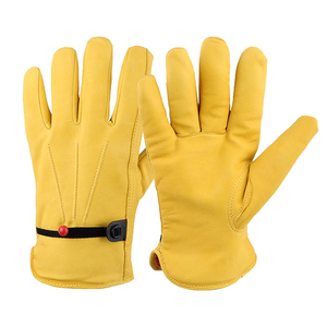 Guantes de Piel de Cabra de Alta Calidad para Trabajos de Construcción, Impermeables, Antideslizantes, Resistentes al Calor - Product Image 1