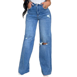 Pantalones Vaqueros para Mujer a Precio Accesible, Elegantes y Transpirables, Ropa Casual Premium para Adultos - Product Image 1