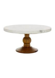 Best Quality Design <b>Marble</b> <b>Cake</b> <b>Stand</b> With Wooden Base <b>Marble</b> and Wood <b>Cake</b> <b>Stand</b> With <b>Cake</b> Platter at Factory Wholesale Price - Product Image 4