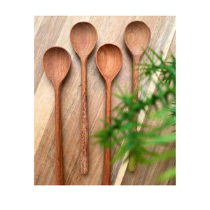 Petite cuillère en bois faite à la main, cuillère en bois naturel, cuillère à dessert, cuillère à café, fournisseur du Vietnam - Product Image 5