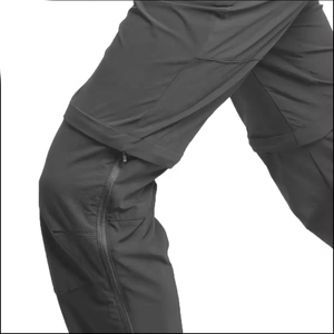 Men's Lightweight Mid Quick Dry Waterproof Breathable Hiking Trekking Cargo <b>Pants</b> Convertible Fleece <b>Lined</b> Outdoor Trousers - Product Image 2