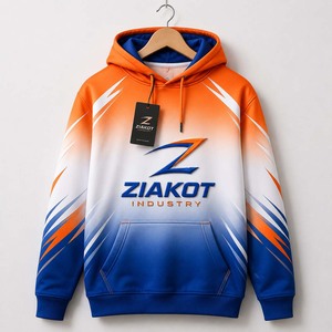 Custom Fleece Hoodie Wholesale Heavyweight Pullover Sweatshirt Custom Logo Hoodies ZIAKOT INDUSTRY Pakistan Manufacturer - Product Image 2