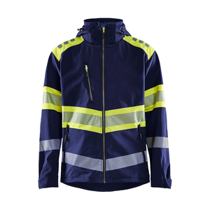 Chaqueta de Seguridad Softshell para Hombre OEM, Impermeable y Cómoda, Ropa de Trabajo Reflectante para Exteriores, Talla Personalizada - Product Image 1