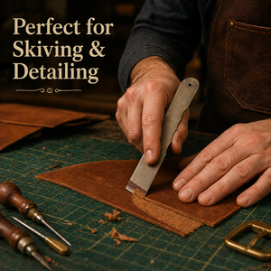Leather <b>Craft</b> Designer Knife Set Left Right Hand Skiving Cutting <b>Tool</b> | Precision Blade DIY Leather <b>Tool</b> | India 2026 Export Pro - Product Image 5