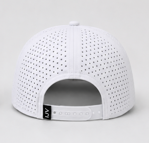 Casquette de golf personnalisable vierge de haute qualité, structurée, à 5 panneaux, profil moyen, visière semi-courbée, avec cordon, style snapback, pour la performance, vente en gros - Product Image 2