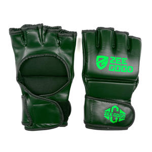 Gants de MMA pour hommes en cuir respirant de haute qualité, demi-doigts, matière souple, pour activités de plein air, prix de gros - Product Image 1