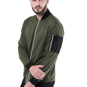 Chaqueta Bomber de Color Sólido para Hombre, Ligera, Estilo Hip Hop, Ropa Exterior Informal, Chaqueta Casual Delgada - Product Image 4