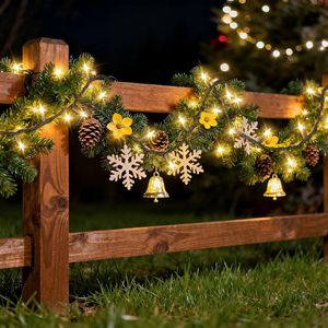 Luci di Natale Mini Trasparenti Certificate UL, 50 Pezzi, con Filo Verde Collegabile per Decorazioni Festive - Product Image 2