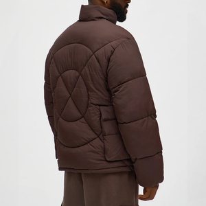 Veste matelassée unisexe personnalisée de haute qualité, col montant brillant, style décontracté, vente en gros, toutes tailles - Product Image 6