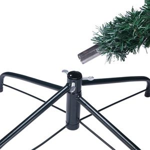 8 FT Unlit Artificial Christmas Pine Tree 1300 Branch Tips Snow Flocked Hinged Tree Stand Sturdy Christmas Tree Accessories - Product Image 2