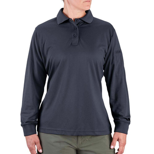 Camiseta Polo de Manga Larga Personalizada para Mujer, Poliéster Suave y Elástico, Material Cómodo, Estilo Casual Elegante, Fabricante Mayorista Personalizado - Product Image 3
