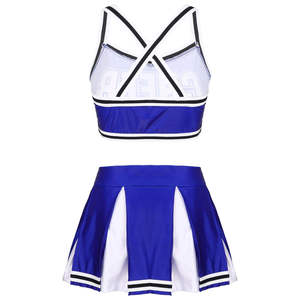 Uniformes de cheerleading pour équipes scolaires, logo personnalisé imprimé, tenues de cheerleading pour la danse - Product Image 4