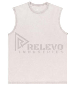 Camiseta de Manga Corta con Lavado Ácido Personalizada para Hombre, Oversize, 100% Algodón, Camiseta sin Mangas para Gimnasio, Estilo Urbano, Camiseta Básica para Músculos, Ropa de Verano para Fitness - Product Image 5