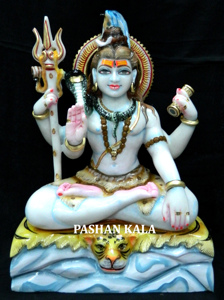 Exportador de Hermosas Estatuas de Shiva en Mármol - Product Image 6