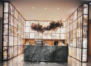 Lámina de Revestimiento de Piedra Natural Irrompible, Delgada y Translúcida, Revestimiento de Piedra Flexible para Interiores y Exteriores, Ecológico - Product Image 4