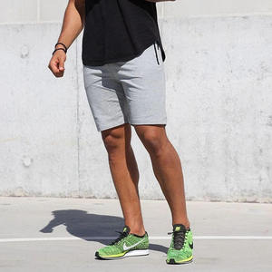 Men's Solid Color Spandex Polyester Drawstring <b>Shorts</b> with <b>Zipper</b> Pockets Quick Dry Eco-Friendly Breathable Casual High Waist - Product Image 2