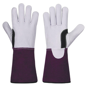 Gants de soudage TIG en cuir pleine fleur de qualité supérieure JNM SAFETY, résistants à l'abrasion, pour travaux industriels lourds - Product Image 1