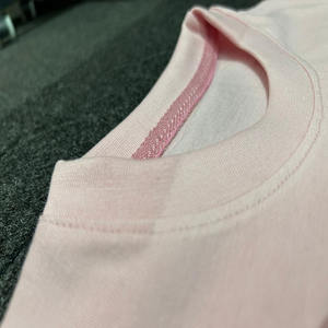 Women's <b>Pink</b> <b>Crop</b> TopRhinestone Work With High Quality Stitched Loose Cotton <b>Tops</b> - Product Image 6