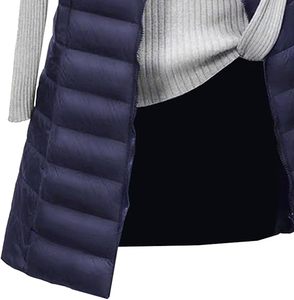 <b>Women's</b> Lightweight Insulated Puffer Vest OEM Manufacturer Custom Logo <b>Women's</b> <b>Sleeveless</b> Quilted <b>Jacket</b> Wholesale - Product Image 2