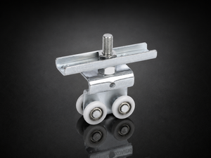 Herrajes para Puertas Corredizas de Acero Suave de 1.5 mm, Duraderos, Resistentes a la Oxidación, Deslizamiento Suave, Rodillos Modernos de Acero Suave para Hoteles, Bajo Ruido - Product Image 3