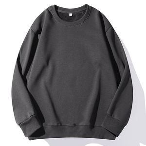 เสื้อสเวตเชิ้ตคอกลมผ้าฝ้ายเฟรนช์เทอร์รี่เนื้อหนาปักโลโก้ตามสั่งสำหรับผู้ชายและผู้หญิง - Product Image 3