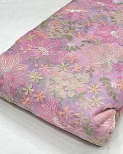 Tissu de broderie multi-usage de qualité supérieure pour femmes, tissu de créateur pour la mode, tissu de broderie pour tenues de soirée, tissu de luxe - Product Image 2