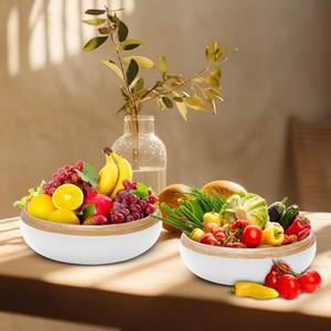 ชามสลัดไม้ไผ่ราคาประหยัดสำหรับเครื่องครัว ชามเสิร์ฟทันสมัยแบบกำหนดเอง ภาชนะใส่อาหาร OEM/ODM ผลิตในเวียดนาม - Product Image 3