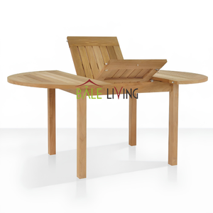 Tables à manger en teck massif de haute qualité avec une construction durable, design moderne élégant pour usage hôtelier, prix négociable - Product Image 6