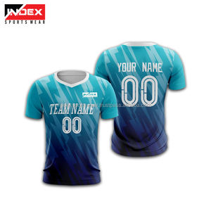 Camiseta de Fútbol INDEX para Hombre, Cuello en V, Manga Corta, Sublimada, Poliéster que Absorbe la Humedad, Ajuste Atlético para Todas las Temporadas - Product Image 3