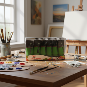 Pintura Acrílica Verde, Pinturas Acrílicas Hechas con Material Acrílico de Primera Calidad - Product Image 2