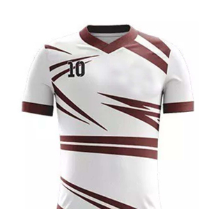Uniforme de Fútbol Personalizado con Impresión por Transferencia de Calor en Morado y Blanco, Precio al por Mayor, Logotipo Personalizado, Unisex, Malla Ecológica 100% - Product Image 5