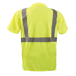 OEM Men's High Visibility Regular Fit Security Work Uniform Polo <b>Shirt</b> Reflective Stripes Construction Safety Polo <b>Shirts</b> - Product Image 2