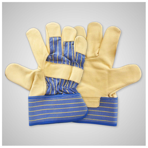 Guantes de Seguridad de Cuero de Primera Calidad para Trabajo, Mecánica y Conducción, Refuerzo en la Palma, Antideslizantes para Pantallas Táctiles, Puño Ajustable - Product Image 4