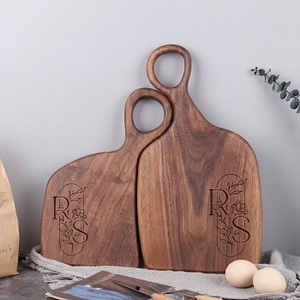Planches à découper en bois massif personnalisées pour cuisine, en gros, en bambou, en acacia, en noyer noir - Product Image 6