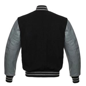 Market Online Supply Friendly Budget Patchwork University Baseball <b>Jacket</b> Regular Size Fresh Article Embroidery Varsity <b>Jacket</b> - Product Image 2